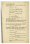 Moe Howard's 32pp. Script Dated October 1939 for The Three Stooges 1940 Film ''You Nazty Spy!'' -- With Numerous Annotations in Moe's Hand Throughout -- Very Good Condition